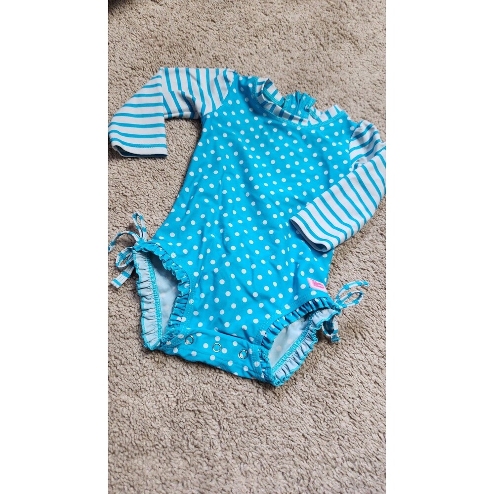 RuffleButts polka dot one piece swimwear